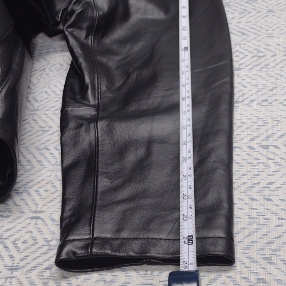 New Without Label Jessica London Black Leather Asymmetric Jacket - Picture 16 of 16
